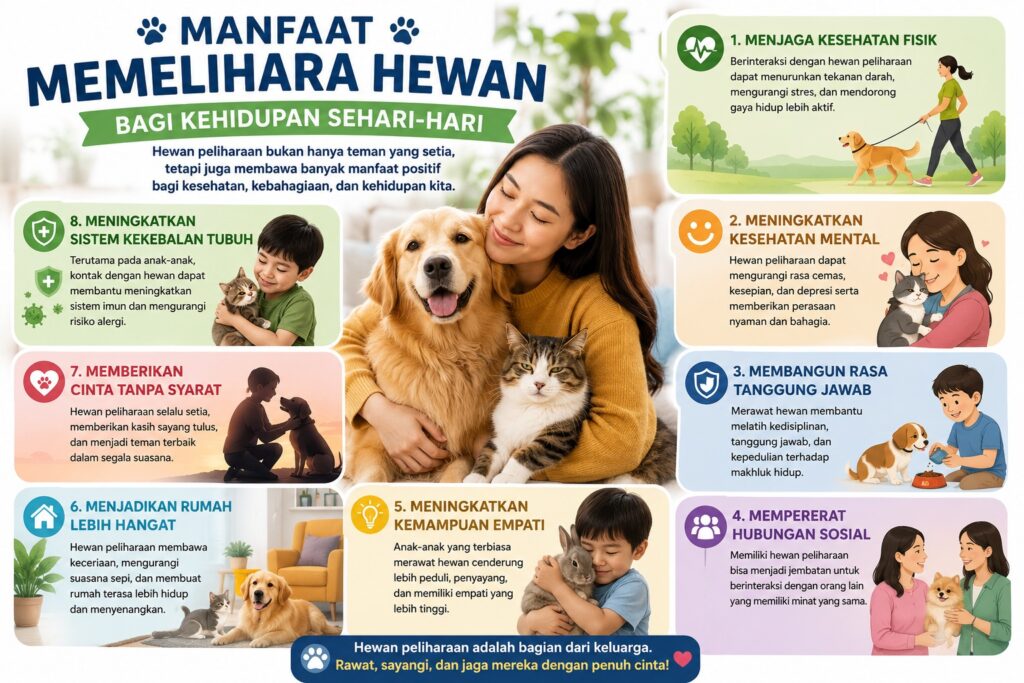 Manfaat Memelihara Hewan