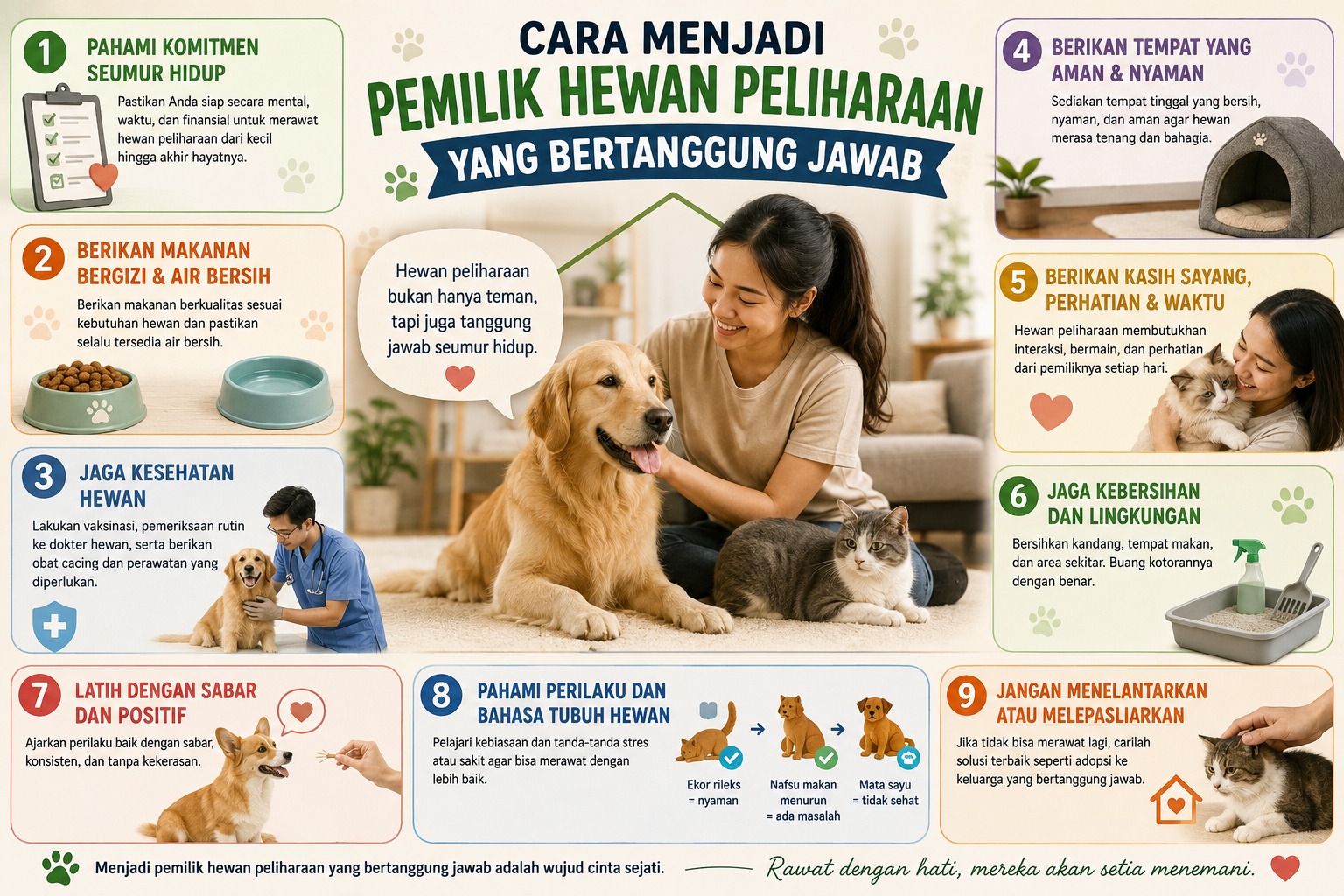 Menjadi Pemilik Hewan Peliharaan