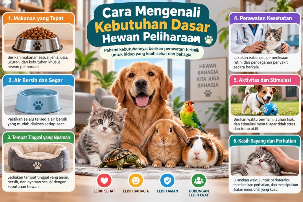Mengenali Kebutuhan Dasar Hewan Peliharaan
